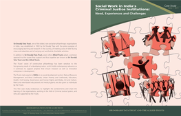 Social Work in India's Criminal Justice Institutions