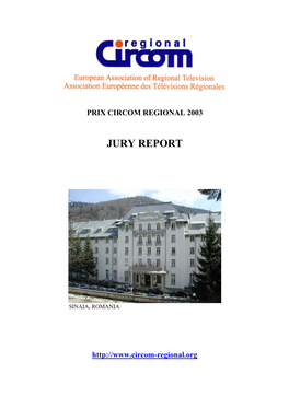 Prix 2003 Jury Report