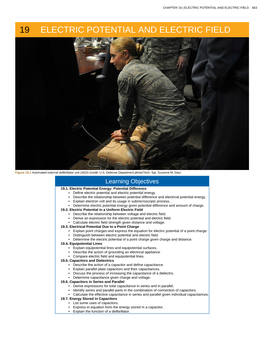 19 Electric Potential and Electric Field