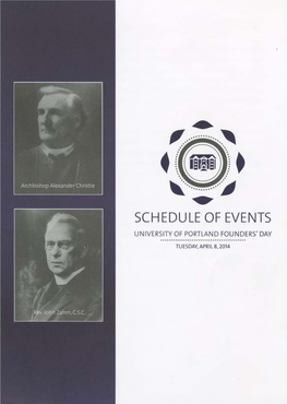 University of Portland Founders Day, 2014