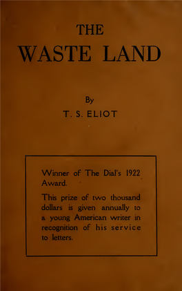 The Waste Land