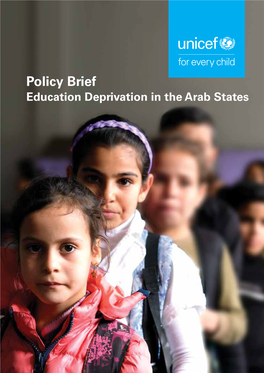 Policy Brief Education Deprivation in the Arab States