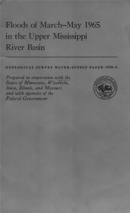 Floods of March-May 1965 in the Upper Mississippi River Basin