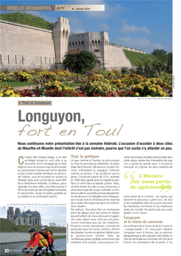 Longuyon, Fort En Toul Nous Continuons Notre Présentation Liée À La Semaine Fédérale