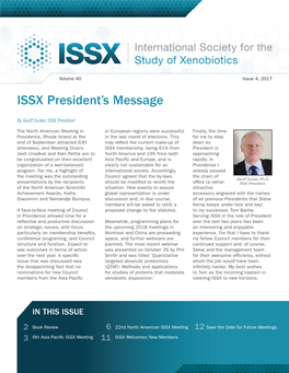 ISSX President's Message