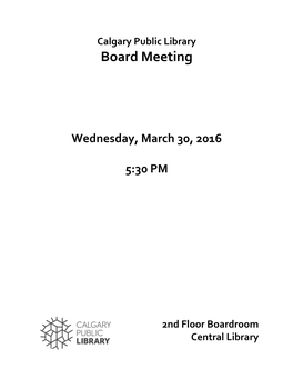 Board Meeting