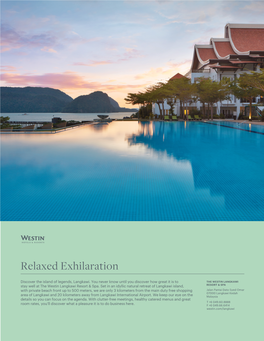 The Westin Langkawi Resort & Spa Factsheet