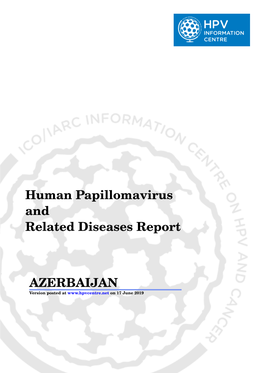 Human Papillomavirus and Related Diseases Report AZERBAIJAN