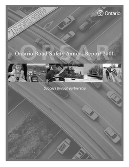 Ontario Road Safety Annual Report 2001 (PDF