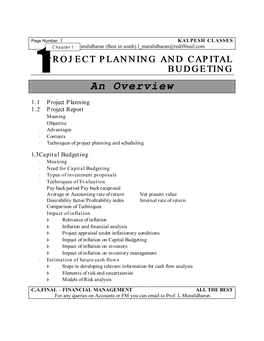 Stretegic Financial Management Theory Notes