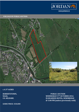 C.4.37 ACRES ROBERTSTOWN, PUBLIC AUCTION NAAS