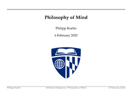 Philosophy of Mind