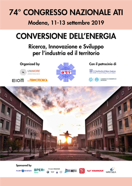 74° Congresso Nazionale Ati Conversione Dell'energia