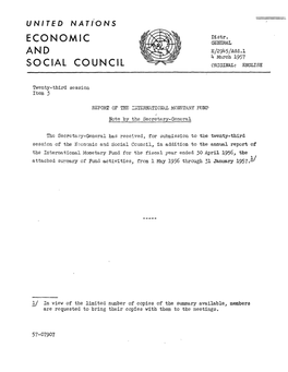 Economic and Social Council