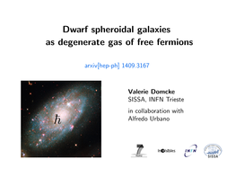 Dwarf Spheroidal Galaxies As Degenerate Gas of Free Fermions