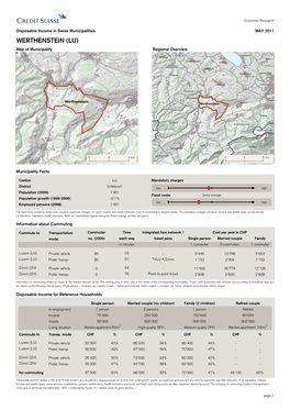 WERTHENSTEIN (LU) Map of Municipality Regional Overview