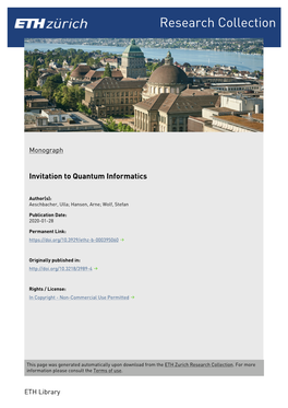 Invitation to Quantum Informatics