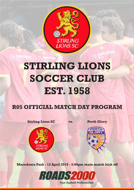 Stirling Lions Soccer Club Est. 1958