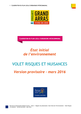 Volet Risques Et Nuisances