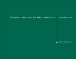 Northwest Regional Air Service Initiative Handbook