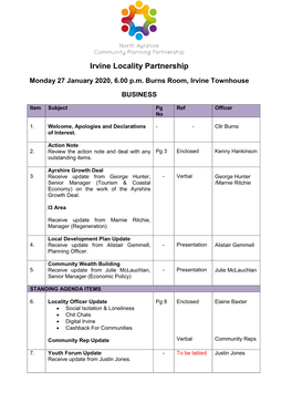 Irvine Locality Partnership