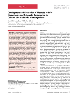 Development and Evaluation of Methods to Infer Biosynthesis and Substrate Consumption in Cultures of Cellulolytic Microorganisms