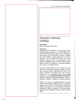 Dimethyl Sulfoxide (Dmso) 1133