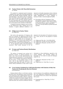 8.3 Nuclear Fission with Mean-Field Instantons 8.4