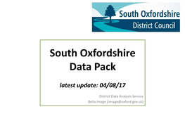 South Oxfordshire Data Pack