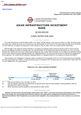 Asian Infrastructure Investment Bank