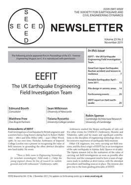 Newsletter Eefit