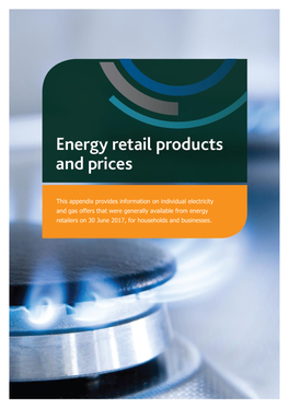 This Appendix Provides Information on Individual Electricity and Gas Offers