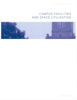 Campus Facilities and Space Utilization Campus Facilities and Space Utilization