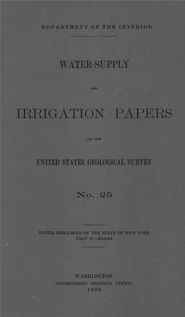 Irrigation Papers