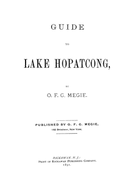 Lake Hopatcong