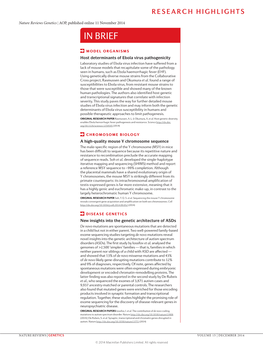 Chromosome Biology