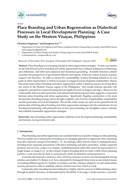 A Case Study on the Western Visayas, Philippines