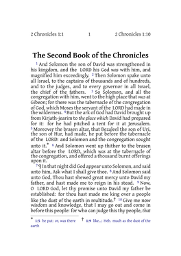 Eng-Kjv2006 2CH.Pdf 2 Chronicles