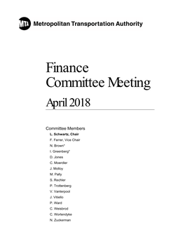 Finance Committee Meeting