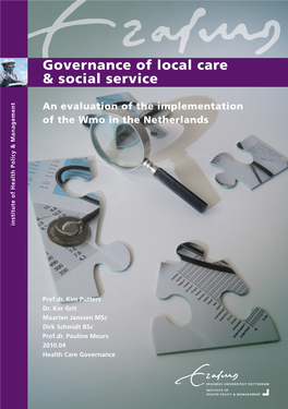 Governance of Local Care & Social Service