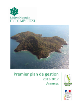 Premier Plan De Gestion 2013-2017 Annexes