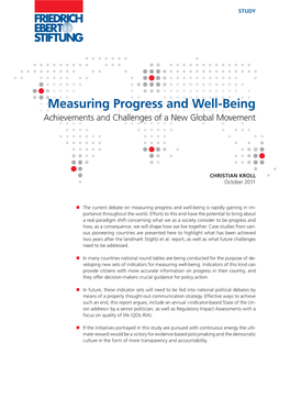 Measuring Progress and Well-Being Achievements and Challenges of a New Global Movement