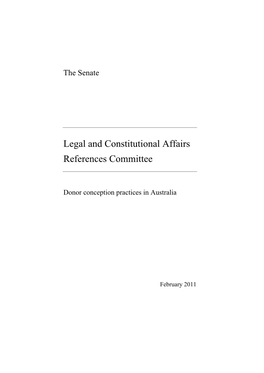 Donor Conception Practices in Australia