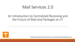 UT Mail Services