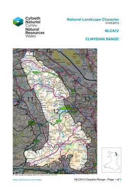 NLCA12 Clwydian Range - Page 1 of 9