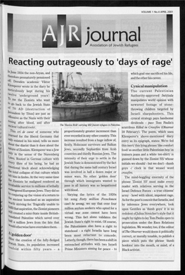 Journal ^ Association of Jewish Refugees