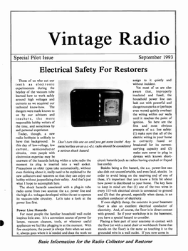 Vintage Radio