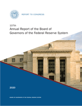 Annual Report of the Board of Governors of the Federal Reserve System