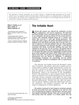 The Irritable Heart 3 Gabriel Gregoratos, MD