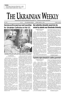 The Ukrainian Weekly 2001, No.10